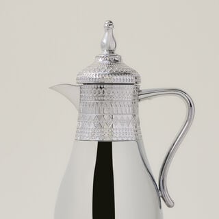 Dallaty jambiyah set of 2 silver steel vacuum flask