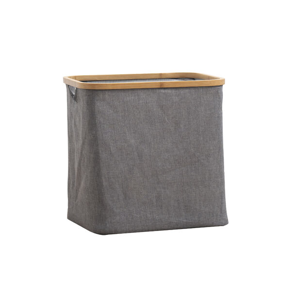 Fabric & Bamboo Basket&nbsp; 38*26*26Cm image number 0