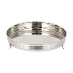 صينية تقديم دائرية ستيل image number 1