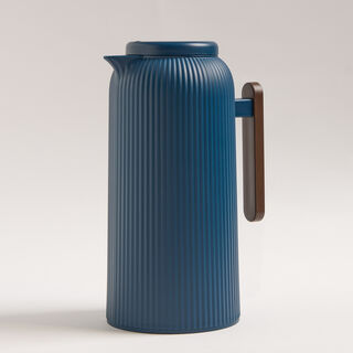 Dallaty blue plastic vacuum flask 1L