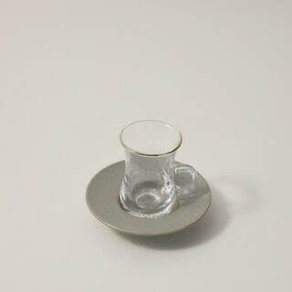 Zukhroof 28Pc Porcelain Tc Set Thumanya Green Serve 6