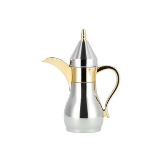 Dallaty mini vacuum flask chrome/gold 3 ml
