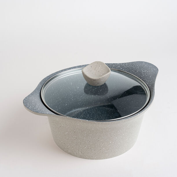 Alberto almuinum 8pcs cookware set, light brown image number 2