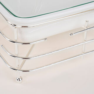 طبق تقديم مع سخّان مربع&nbsp;