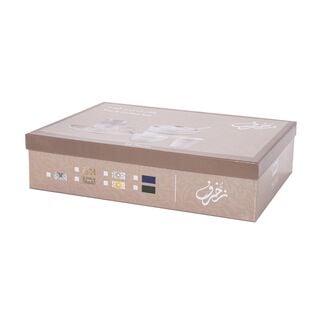 طقم شاي و قهوة لون أخضر غامق 28 قطعة من زخرف