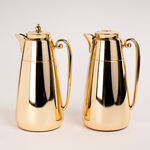 Dallaty set of 2 gold steel vacuum flask 1L image number 0