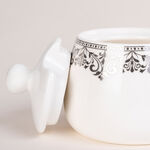 Lamesa 28Pc Porcelain Tc Set G&S White Silver image number 5