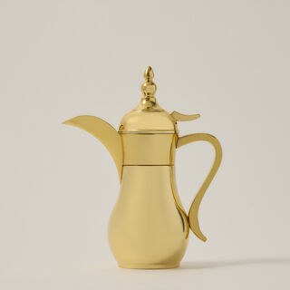 1Pc Steel Vacuum Flask Mini Traditional Gold 0.3Ml