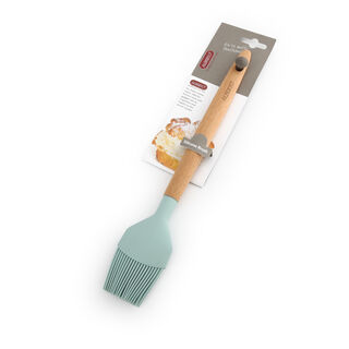 Alberto Silicone Pastry Brush With Wooden Handle Blue