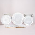 18 Pcs Rosa Pearl Dinner Set  image number 5