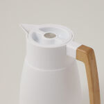 Dallaty 1 Pieces Steel Vacuum Flask Nature White 1.5L image number 2
