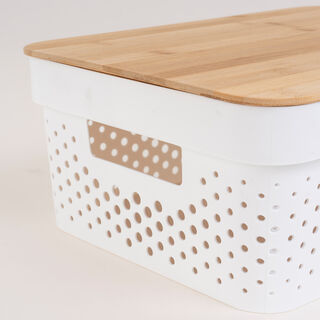 Infinty Basket With Bamboo Lid