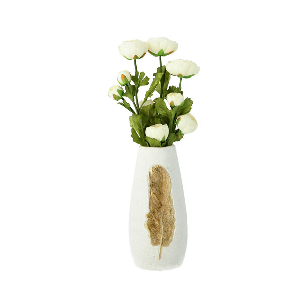 Ceramic Vase Feather Gold  image number 3
