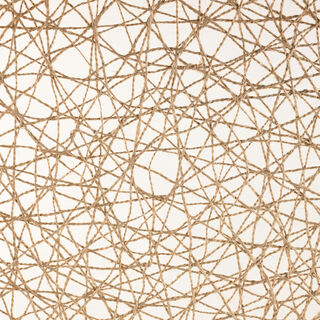 لا ميسا مفرش أطباق جوت 38سم، بيج