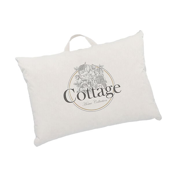 Boutique Blanche white mircofiber pillow image number 0