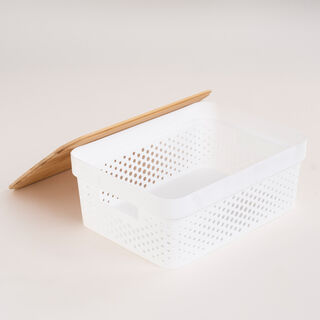 Infinty Basket With Bamboo Lid