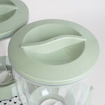 البرتو موزع حبوب مزدوج بلاستيك أخضر 2*3500 مل image number 3