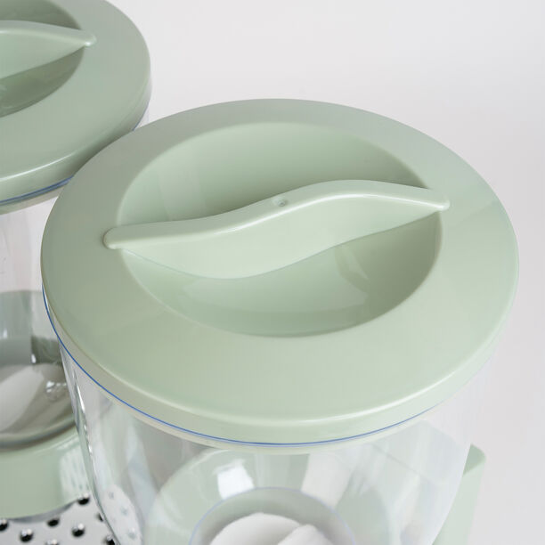 البرتو موزع حبوب مزدوج بلاستيك أخضر 2*3500 مل image number 3