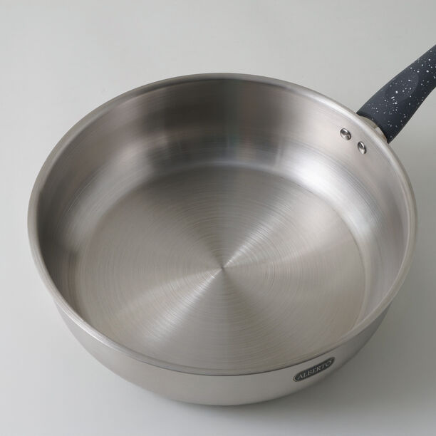 Alberto stainless steel ftypan with lid 30*8.5cm 6.0L, silver image number 4