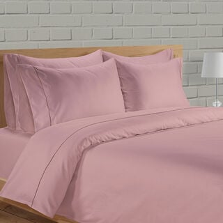 Percale Cotton 3 Pieces Twin Duvet Cover Set