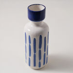 Homez Ceramic Blue And White Vase 9.7*9.7*26Cm image number 1