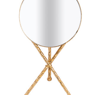 Metal Side Table Gold 