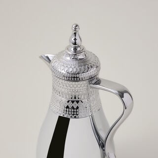 Dallaty jambiyah set of 2 silver steel vacuum flask
