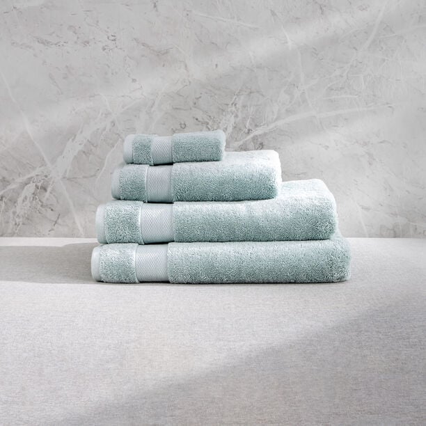 Boutique blanche 100% egyptian cotton bath towel, light green 90*150 cm image number 4