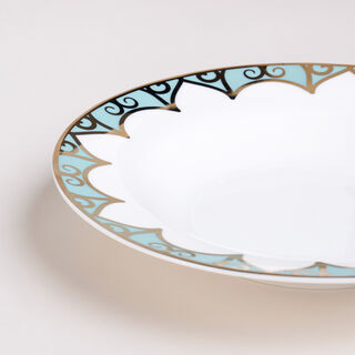 La Mesa multicolor porcelain 18 pc dinner set