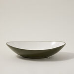 Rio Oval Bowl 2 Pieces Set Green Glaze image number 4