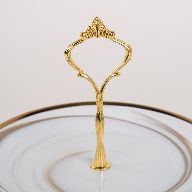 Honey Marble 2 Tier Cake Stand image number 2