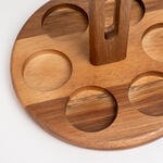 Acacia wood spices 6 pcs set with stand image number 3