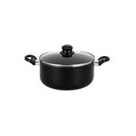 Pentola 9Pcs Non Stick Cookware Set, Black image number 2