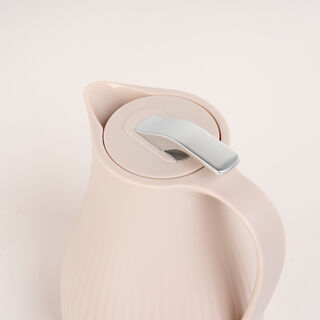 Plastic Vacuum Flask Bear Beige 1L