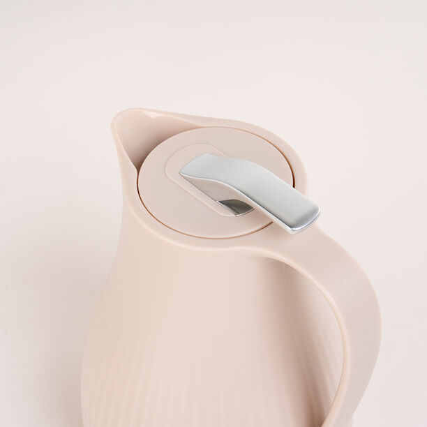 Plastic Vacuum Flask Bear Beige 1L image number 2