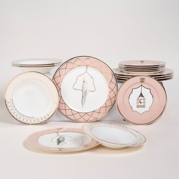 La Mesa Parrot 18 Pieces Dinner Set image number 6