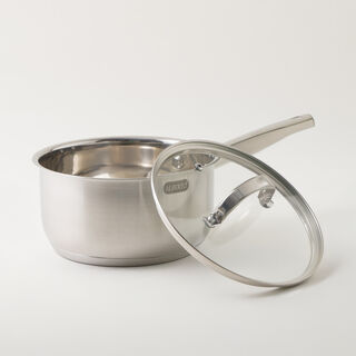 Alberto stainless steel saucepan with lid, silver 2.4L