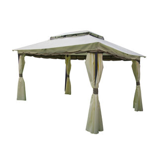 Double Topped Metal Gazebo