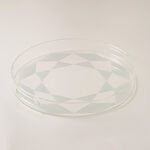 Dallaty Acrylic Serving Plate Taibah Collection 40*40*5Cm image number 0