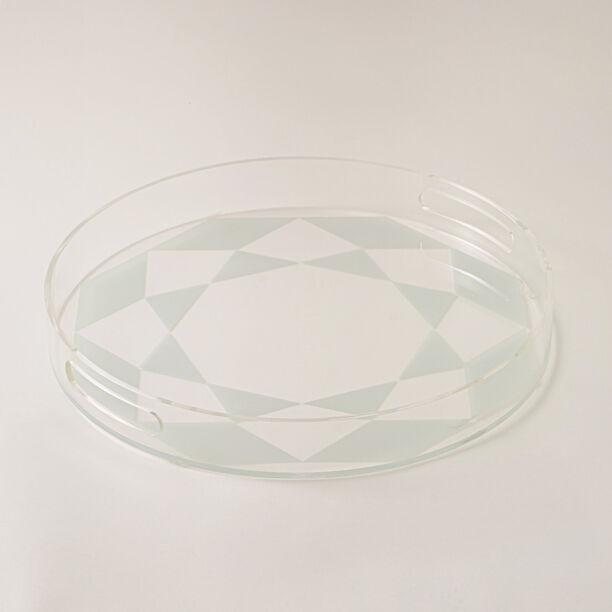 Dallaty Acrylic Serving Plate Taibah Collection 40*40*5Cm image number 0