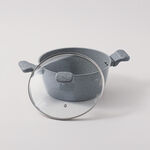 ألبرتو طقم قدور 7 قطع ألومنيوم، رمادي image number 3