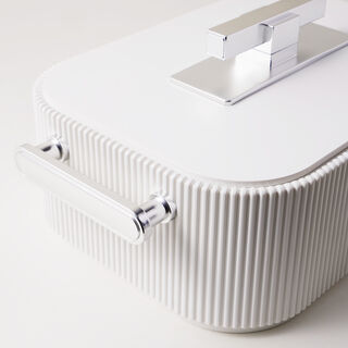 La Mesa stainless steel food warmer 4L in silver