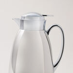 دلتي دلة شاي أو قهوة حافظة للحرارة ستيل باللون الفضي image number 1