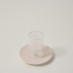 Dallaty white porcelain and glass Tea and coffee cups set 18 pcs image number 2