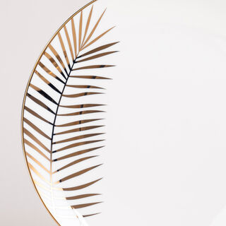 La Mesa Dinner Set 18 Pieces Gold Leaf 