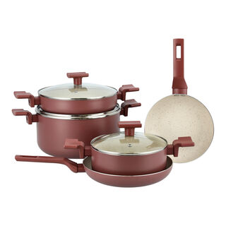 17 Pcs Aluminum Cookware Set