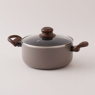 Alberto Aluminum Cookware Set 12Pcs, Brown