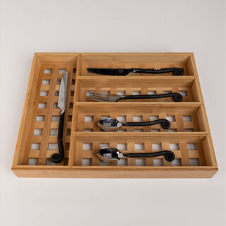 Alberto Bamboo Utensils Drawer Organizer L:36* W:27* H: 4.5Cm