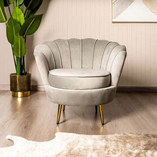 Homez Shell Chair Grey