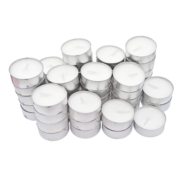 Tea Light Basic White Set Of 100 image number 2